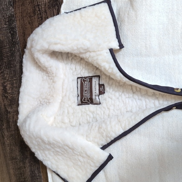 DRIZA-BONE 100% Australian Wool Collared Coat Liner Button-In Wool XXL - Picture 2 of 9